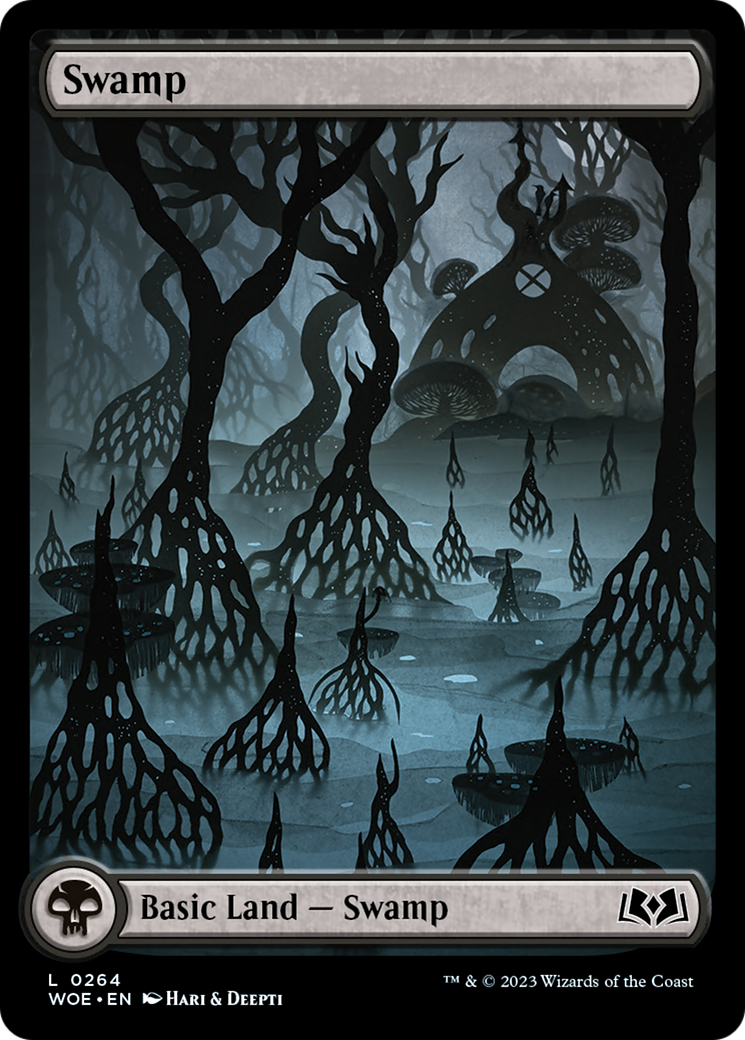 Swamp (264) (Full-Art) [Wilds of Eldraine] | Deep Dive Games St. Marys