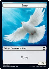 Bird // Spirit Double-Sided Token [Kaldheim Commander Tokens] | Deep Dive Games St. Marys