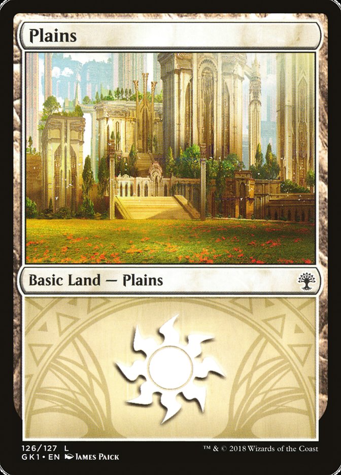 Plains (126) [Guilds of Ravnica Guild Kit] | Deep Dive Games St. Marys