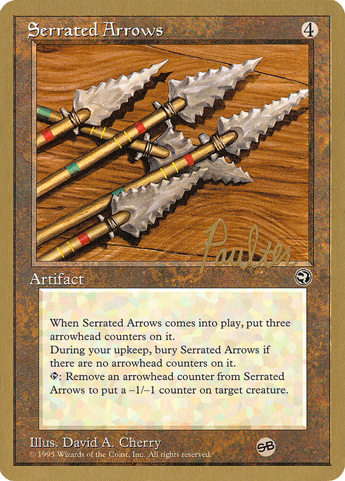 Serrated Arrows (Preston Poulter) (SB) [Pro Tour Collector Set] | Deep Dive Games St. Marys