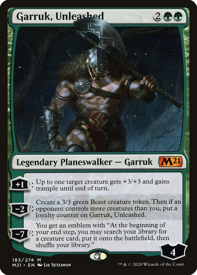 Garruk, Unleashed [Core Set 2021] | Deep Dive Games St. Marys