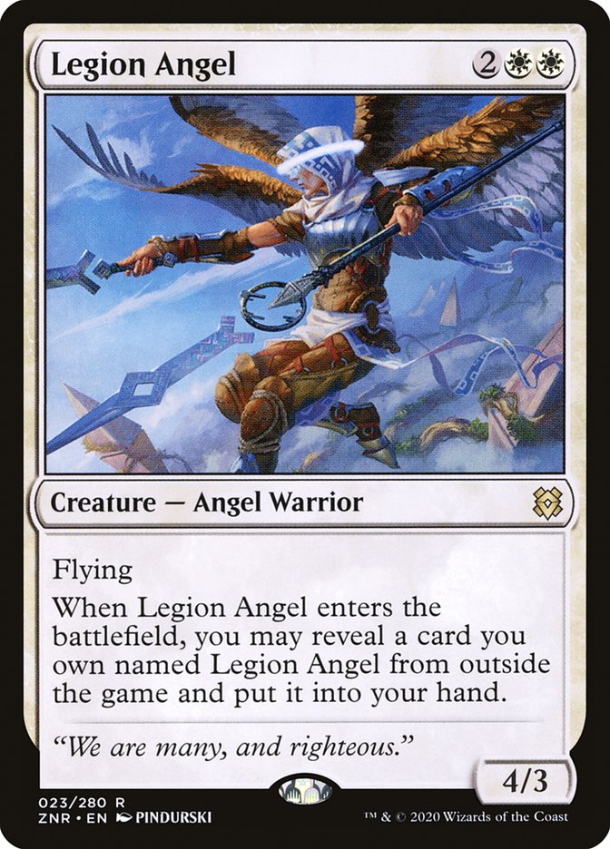 Legion Angel [Zendikar Rising] | Deep Dive Games St. Marys