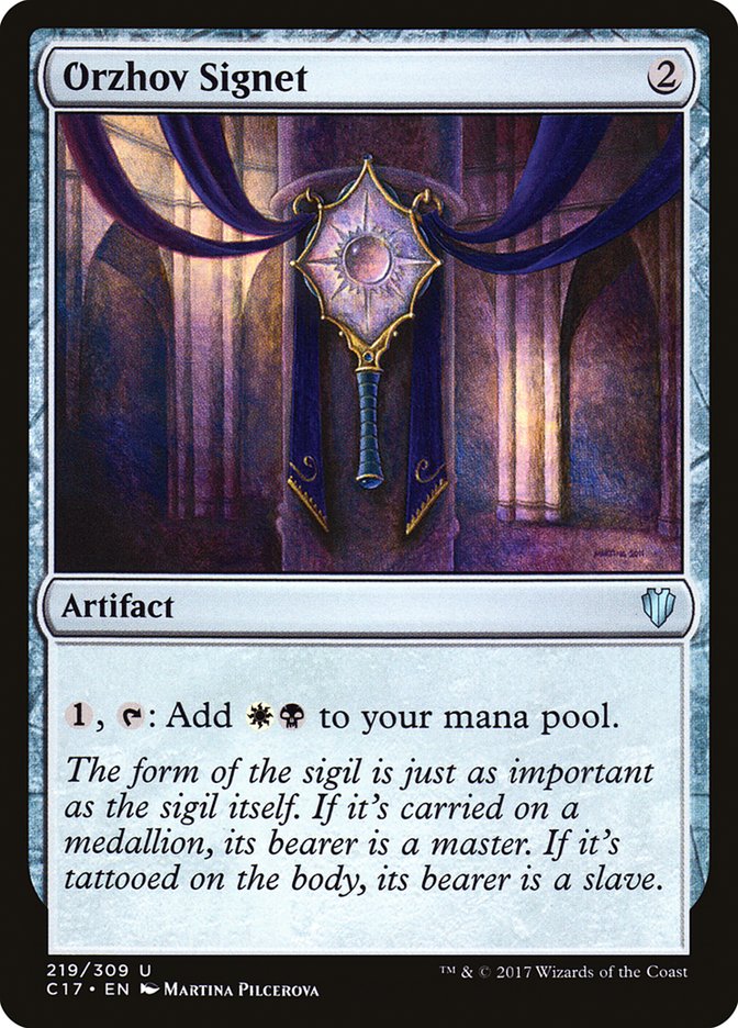 Orzhov Signet [Commander 2017] | Deep Dive Games St. Marys