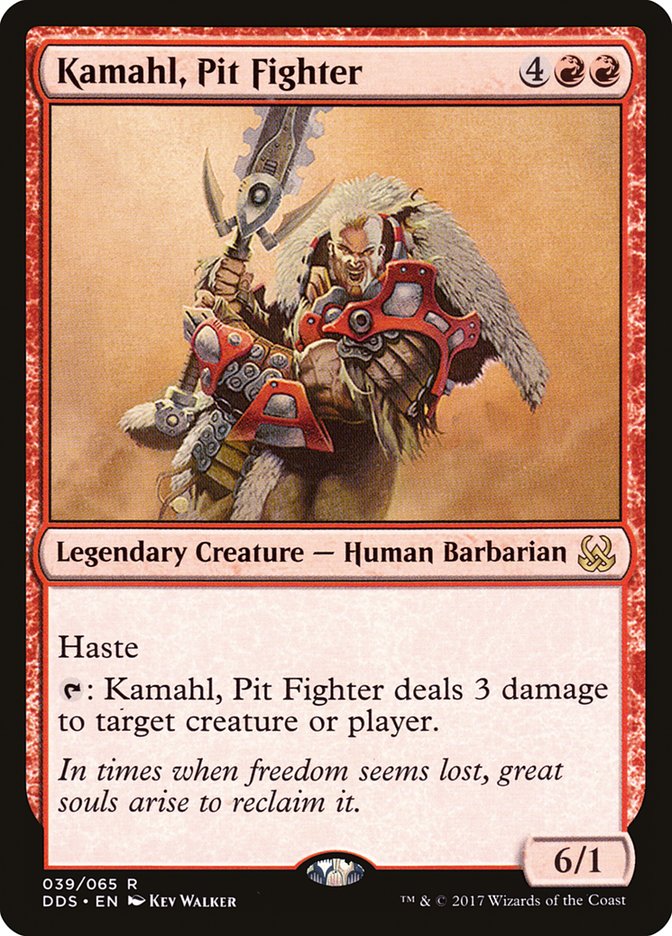 Kamahl, Pit Fighter [Duel Decks: Mind vs. Might] | Deep Dive Games St. Marys