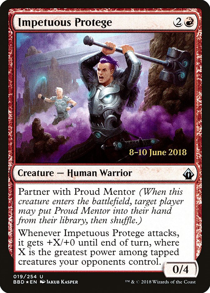 Impetuous Protege [Battlebond Prerelease Promos] | Deep Dive Games St. Marys