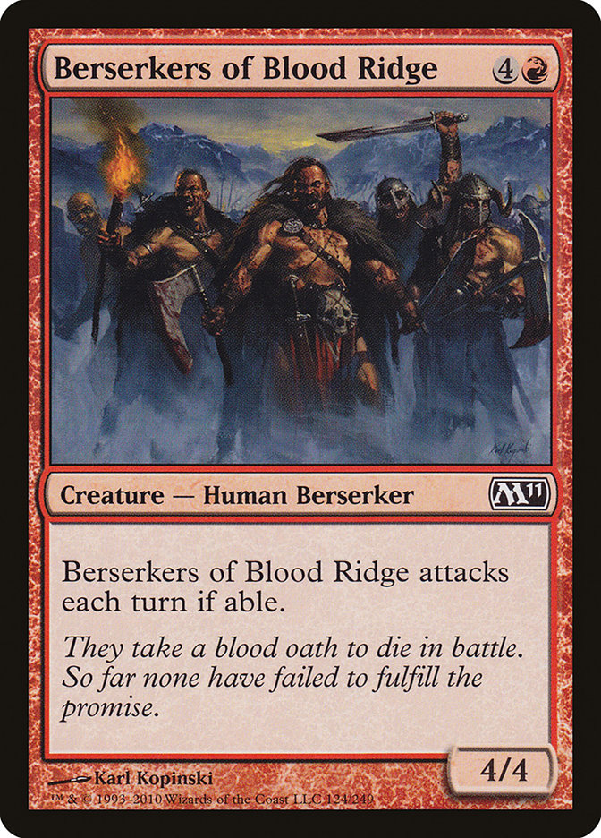 Berserkers of Blood Ridge [Magic 2011] | Deep Dive Games St. Marys