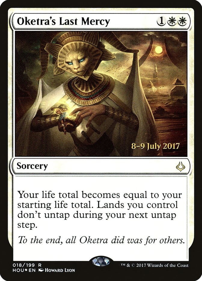 Oketra's Last Mercy [Hour of Devastation Prerelease Promos] | Deep Dive Games St. Marys