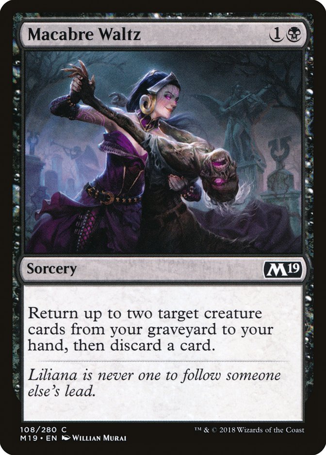 Macabre Waltz [Core Set 2019] | Deep Dive Games St. Marys