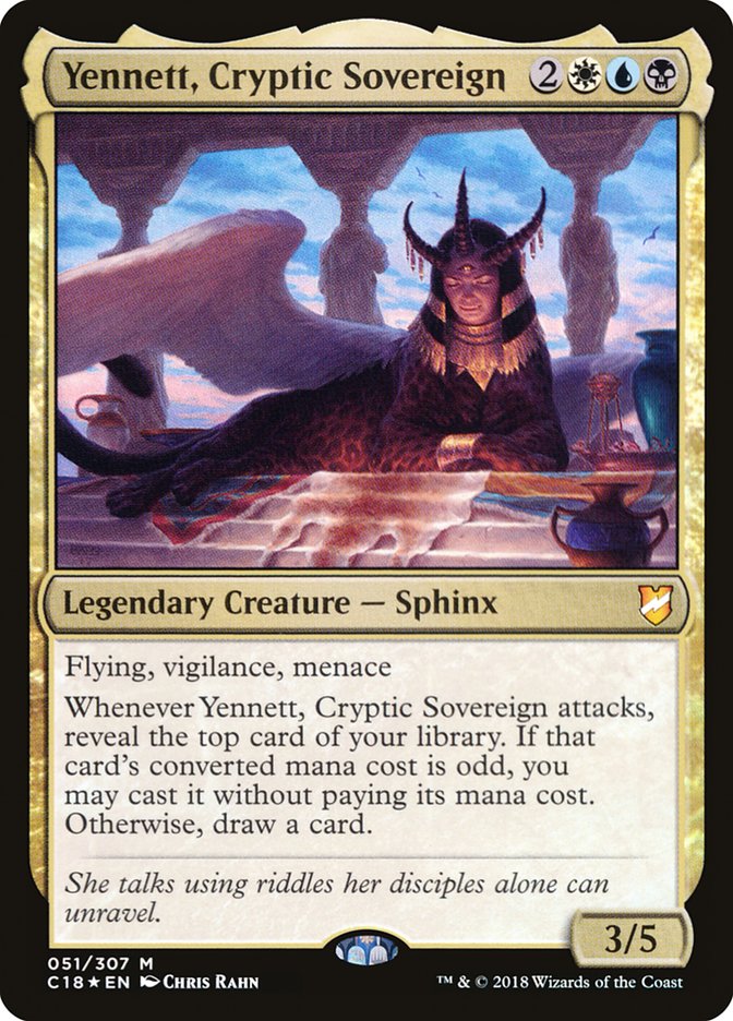 Yennett, Cryptic Sovereign [Commander 2018] | Deep Dive Games St. Marys