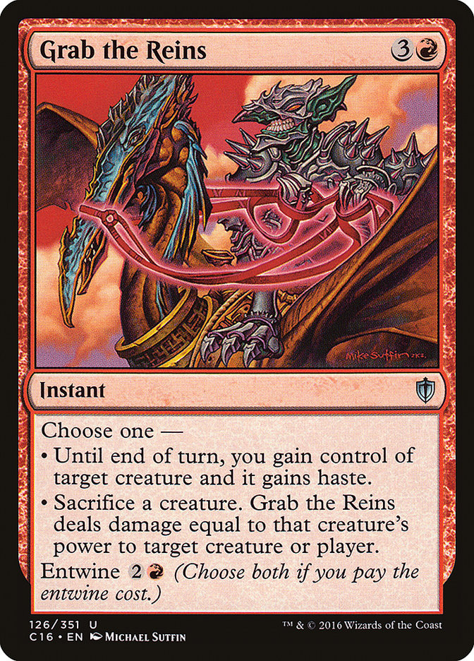 Grab the Reins [Commander 2016] | Deep Dive Games St. Marys