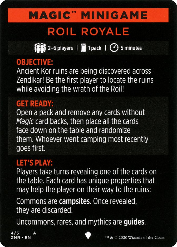 Roil Royale (Magic Minigame) [Zendikar Rising Minigame] | Deep Dive Games St. Marys