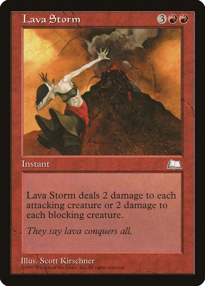 Lava Storm [Weatherlight] | Deep Dive Games St. Marys