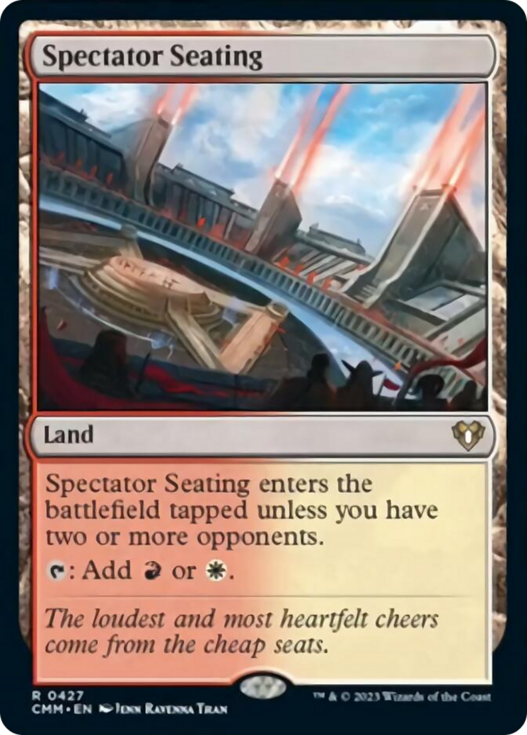 Spectator Seating [Commander Masters] | Deep Dive Games St. Marys