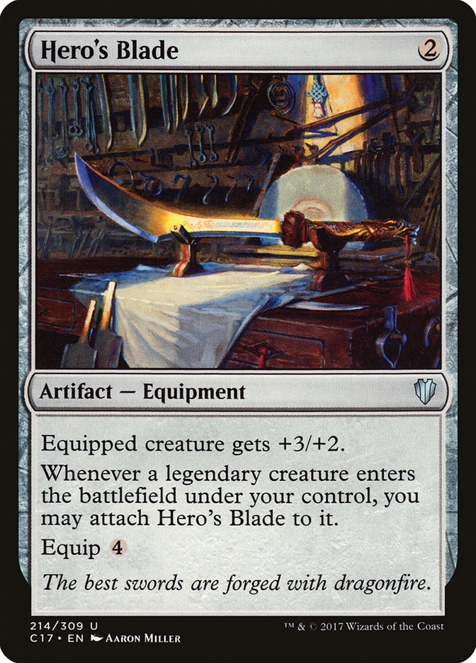 Hero's Blade [Commander 2017] | Deep Dive Games St. Marys