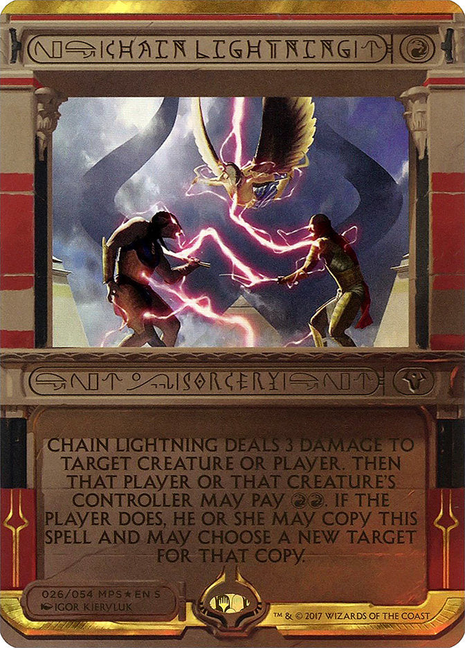 Chain Lightning (Invocation) [Amonkhet Invocations] | Deep Dive Games St. Marys