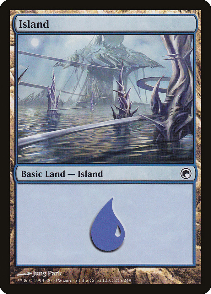 Island (235) [Scars of Mirrodin] | Deep Dive Games St. Marys