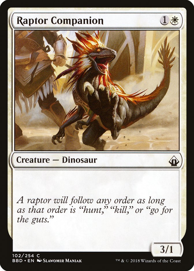 Raptor Companion [Battlebond] | Deep Dive Games St. Marys