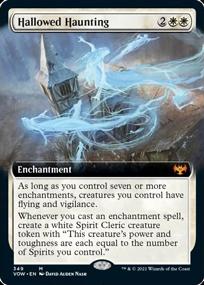 Hallowed Haunting (Extended Art) [Innistrad: Crimson Vow] | Deep Dive Games St. Marys