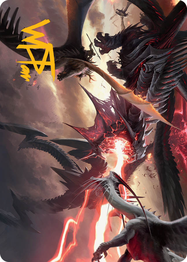 Invasion of Tarkir Art Card (Gold-Stamped Signature) [March of the Machine Art Series] | Deep Dive Games St. Marys