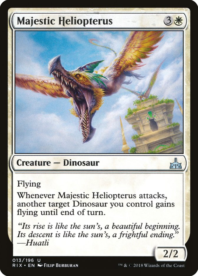 Majestic Heliopterus [Rivals of Ixalan] | Deep Dive Games St. Marys