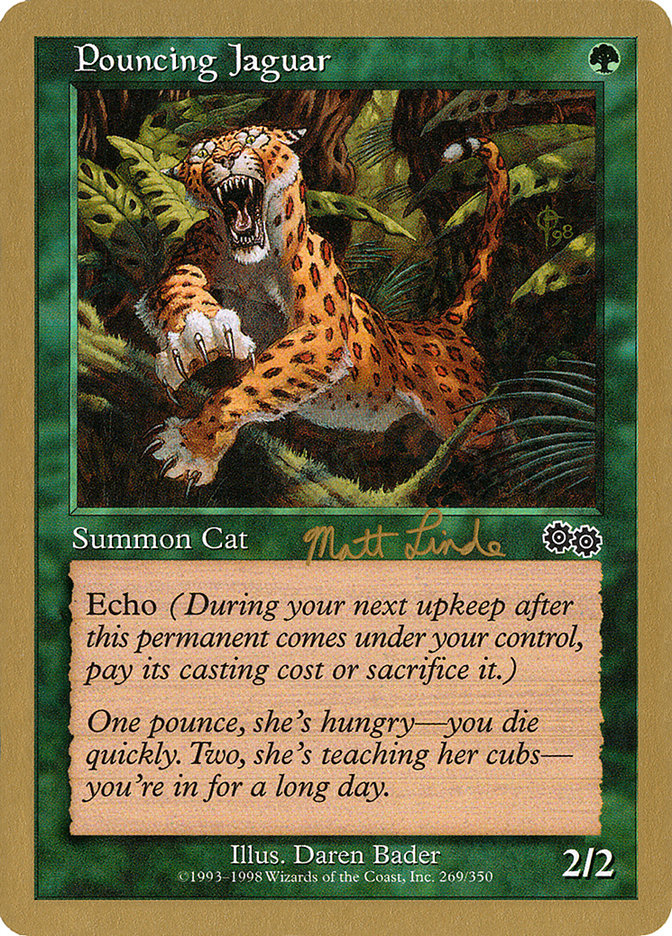 Pouncing Jaguar (Matt Linde) [World Championship Decks 1999] | Deep Dive Games St. Marys