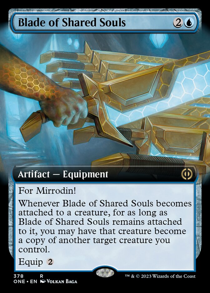 Blade of Shared Souls (Extended Art) [Phyrexia: All Will Be One] | Deep Dive Games St. Marys