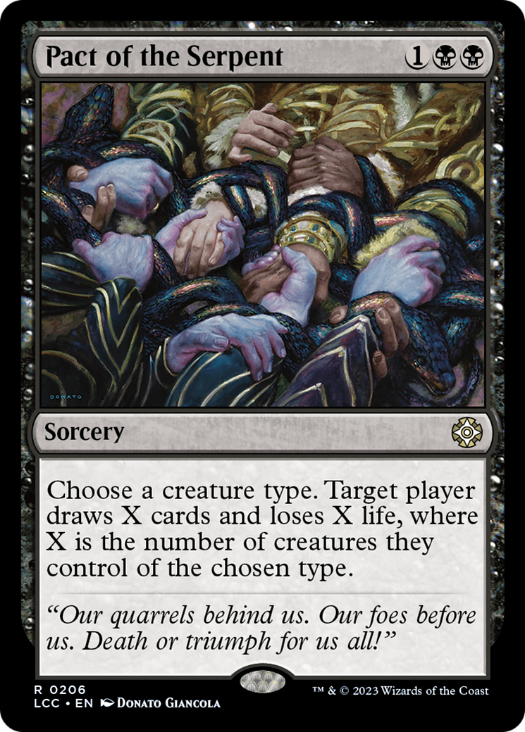Pact of the Serpent [The Lost Caverns of Ixalan Commander] | Deep Dive Games St. Marys