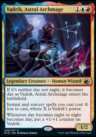 Vadrik, Astral Archmage (Promo Pack) [Innistrad: Midnight Hunt Promos] | Deep Dive Games St. Marys