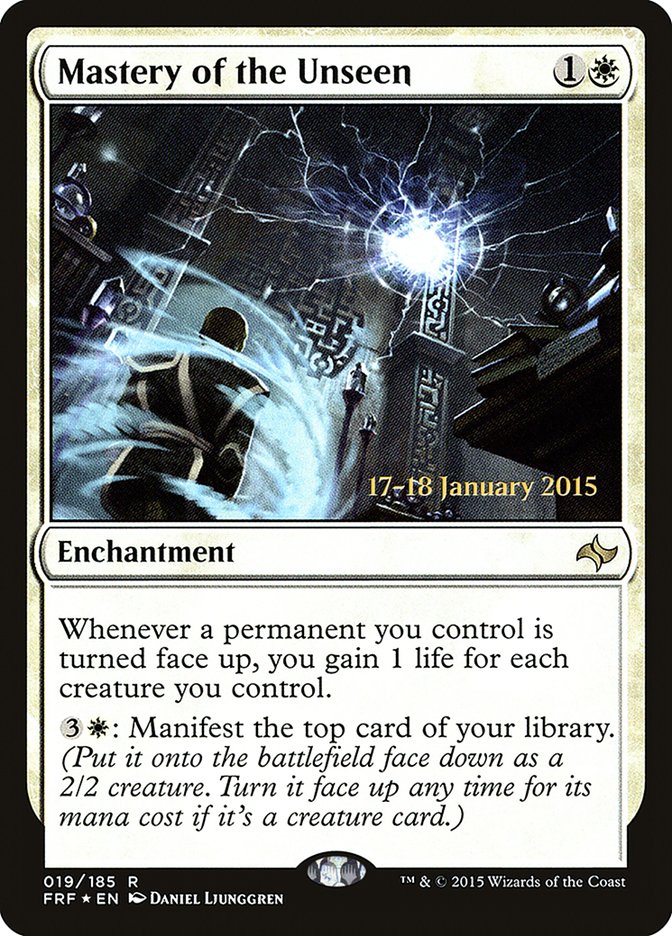 Mastery of the Unseen [Fate Reforged Prerelease Promos] | Deep Dive Games St. Marys