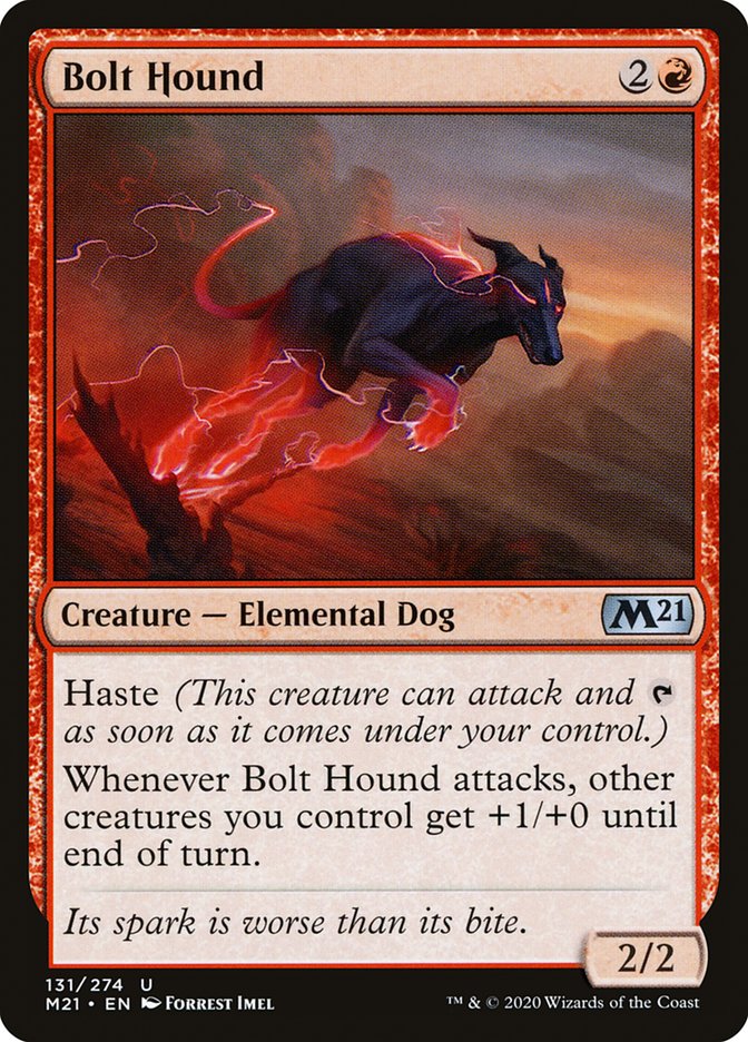 Bolt Hound [Core Set 2021] | Deep Dive Games St. Marys