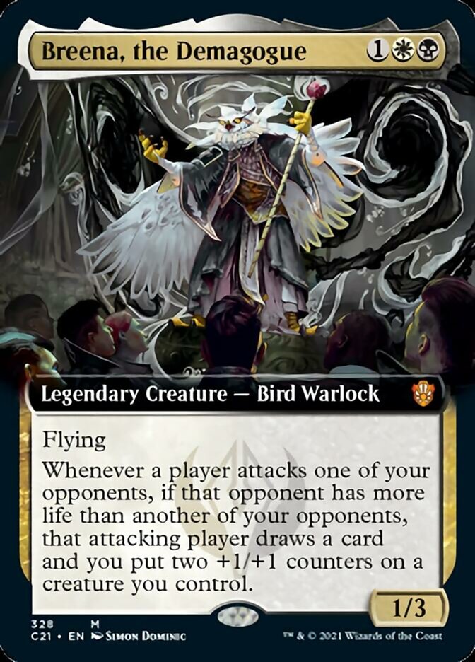 Breena, the Demagogue (Extended Art) [Commander 2021] | Deep Dive Games St. Marys