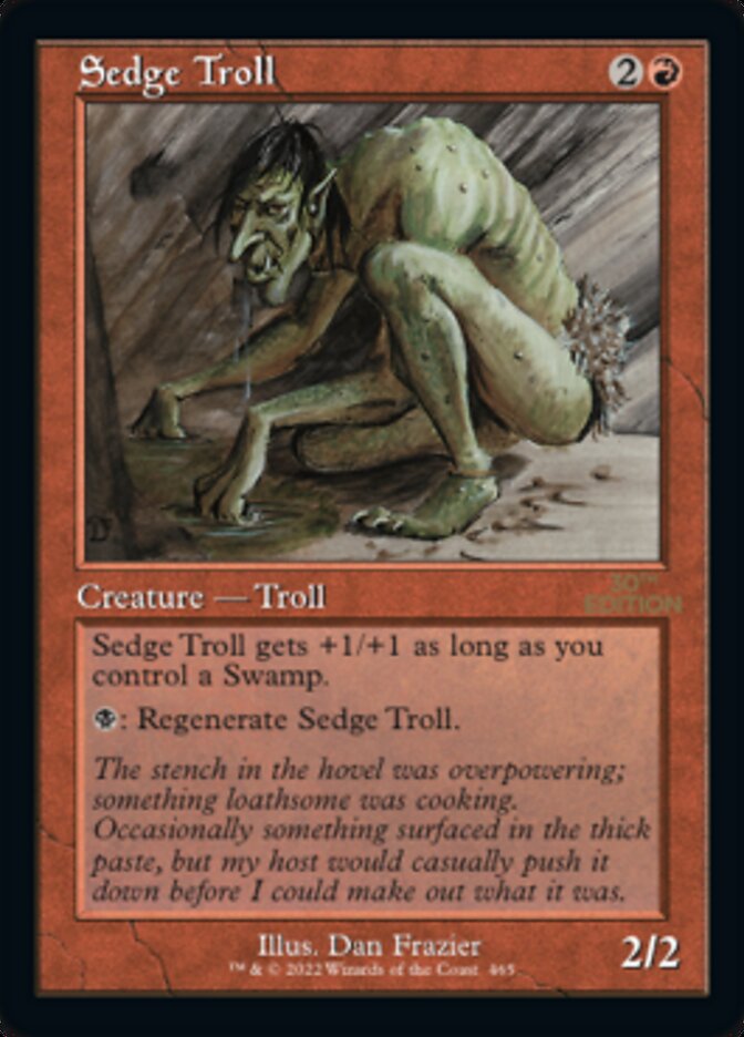 Sedge Troll (Retro) [30th Anniversary Edition] | Deep Dive Games St. Marys