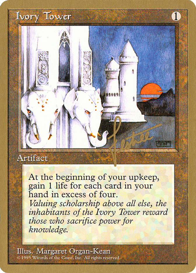 Ivory Tower (Bertrand Lestree) [Pro Tour Collector Set] | Deep Dive Games St. Marys