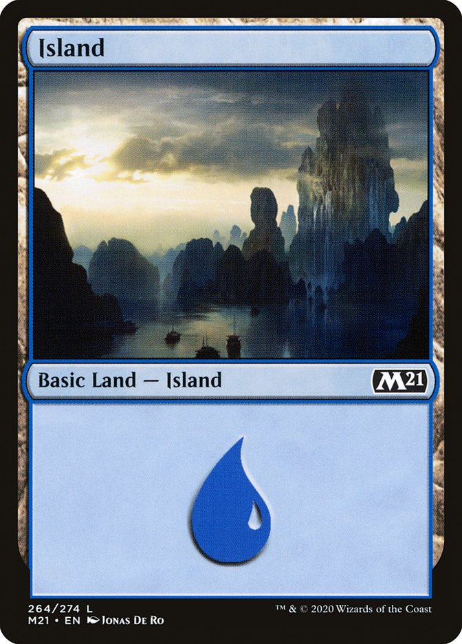 Island (264) [Core Set 2021] | Deep Dive Games St. Marys