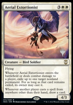 Aerial Extortionist (Promo Pack) [Streets of New Capenna Commander Promos] | Deep Dive Games St. Marys