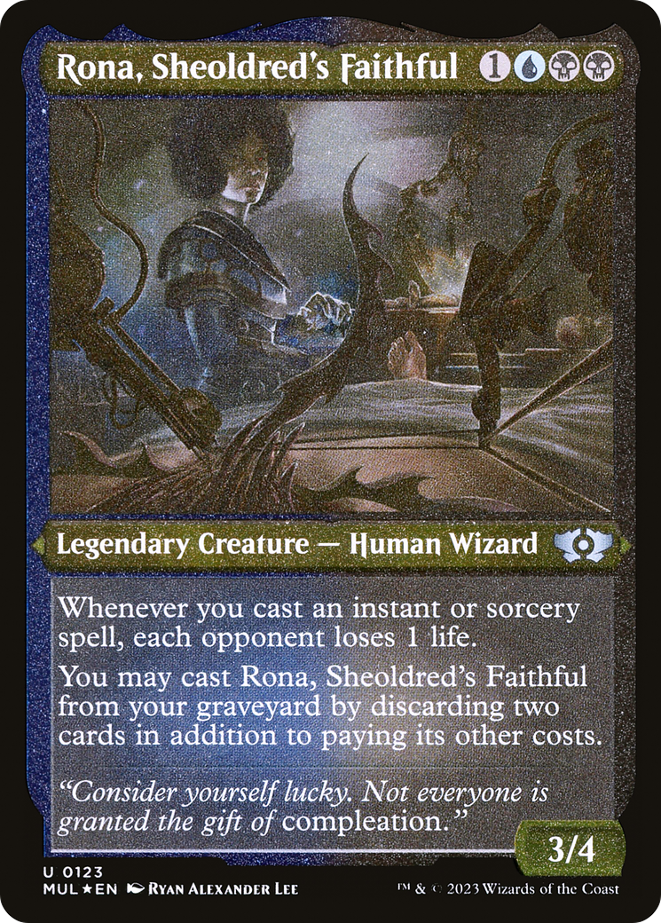 Rona, Sheoldred's Faithful (Foil Etched) [Multiverse Legends] | Deep Dive Games St. Marys