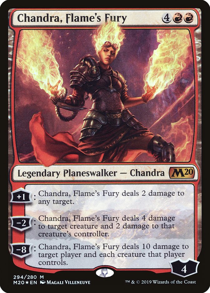 Chandra, Flame's Fury [Core Set 2020] | Deep Dive Games St. Marys