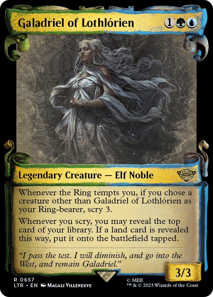 Galadriel of Lothlorien [The Lord of the Rings: Tales of Middle-Earth Showcase Scrolls] | Deep Dive Games St. Marys