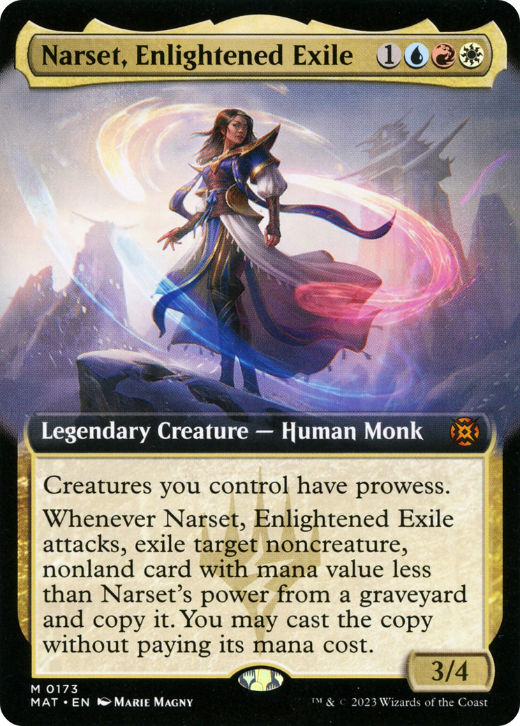 Narset, Enlightened Exile (Extended Art) [March of the Machine: The Aftermath] | Deep Dive Games St. Marys