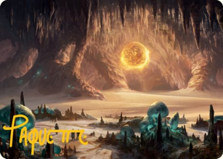 Plains (265) Art Card (Gold-Stamped Signature) [Dungeons & Dragons: Adventures in the Forgotten Realms Art Series] | Deep Dive Games St. Marys