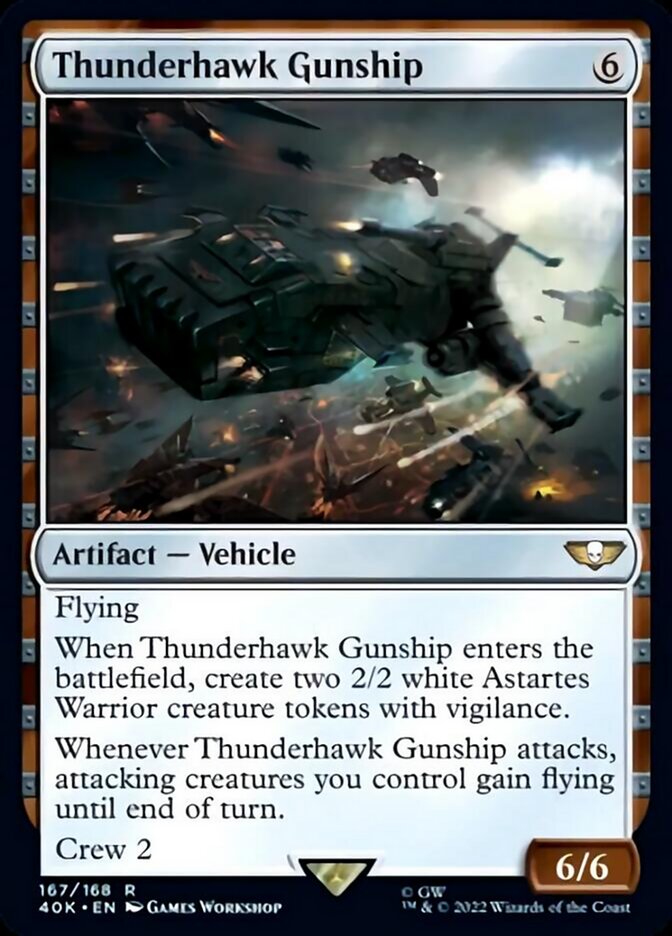 Thunderhawk Gunship (Surge Foil) [Warhammer 40,000] | Deep Dive Games St. Marys