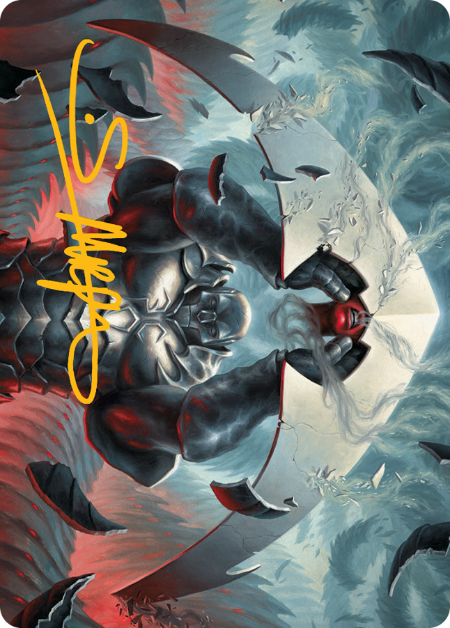Mirrodin Avenged Art Card (Gold-Stamped Signature) [March of the Machine Art Series] | Deep Dive Games St. Marys