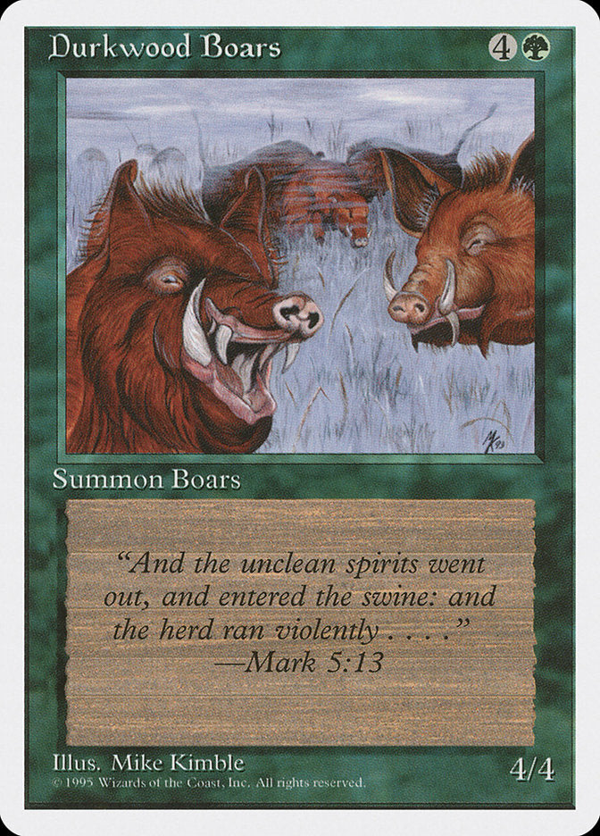 Durkwood Boars [Fourth Edition] | Deep Dive Games St. Marys