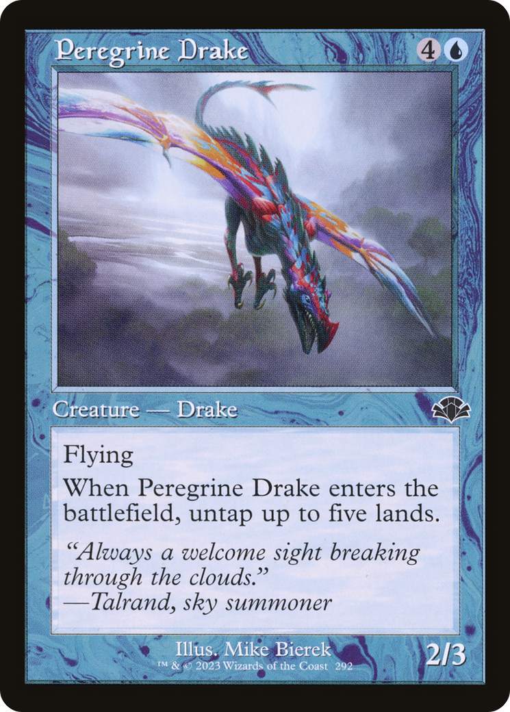 Peregrine Drake (Retro) [Dominaria Remastered] | Deep Dive Games St. Marys