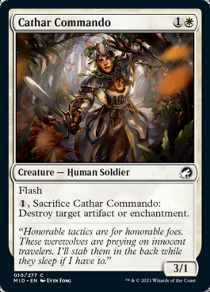 Cathar Commando [Innistrad: Midnight Hunt] | Deep Dive Games St. Marys