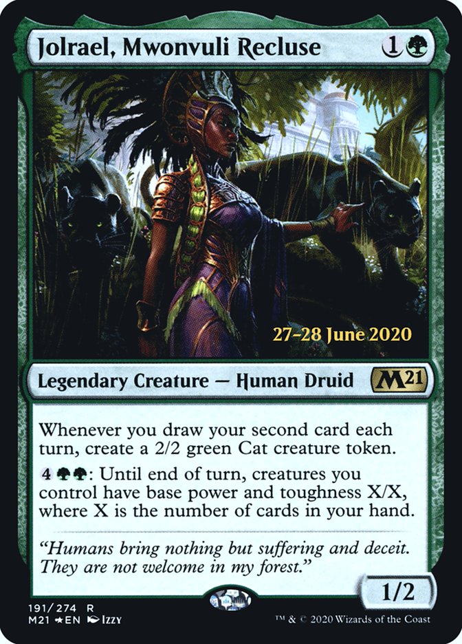 Jolrael, Mwonvuli Recluse [Core Set 2021 Prerelease Promos] | Deep Dive Games St. Marys