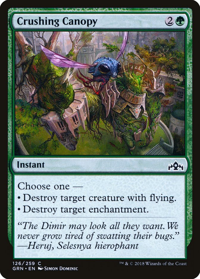 Crushing Canopy [Guilds of Ravnica] | Deep Dive Games St. Marys
