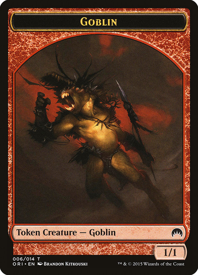 Goblin Token [Magic Origins Tokens] | Deep Dive Games St. Marys