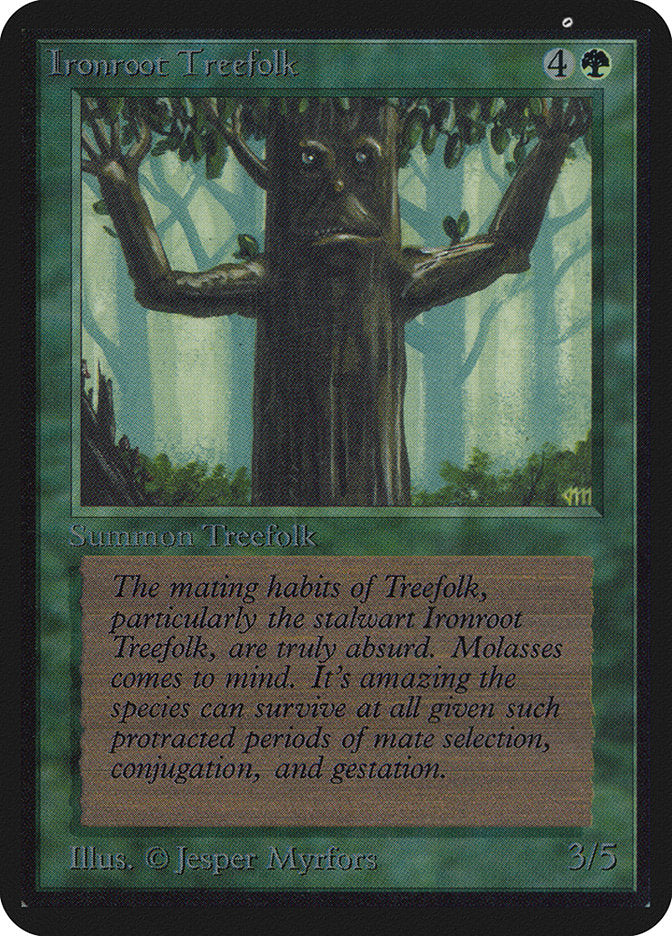 Ironroot Treefolk [Alpha Edition] | Deep Dive Games St. Marys