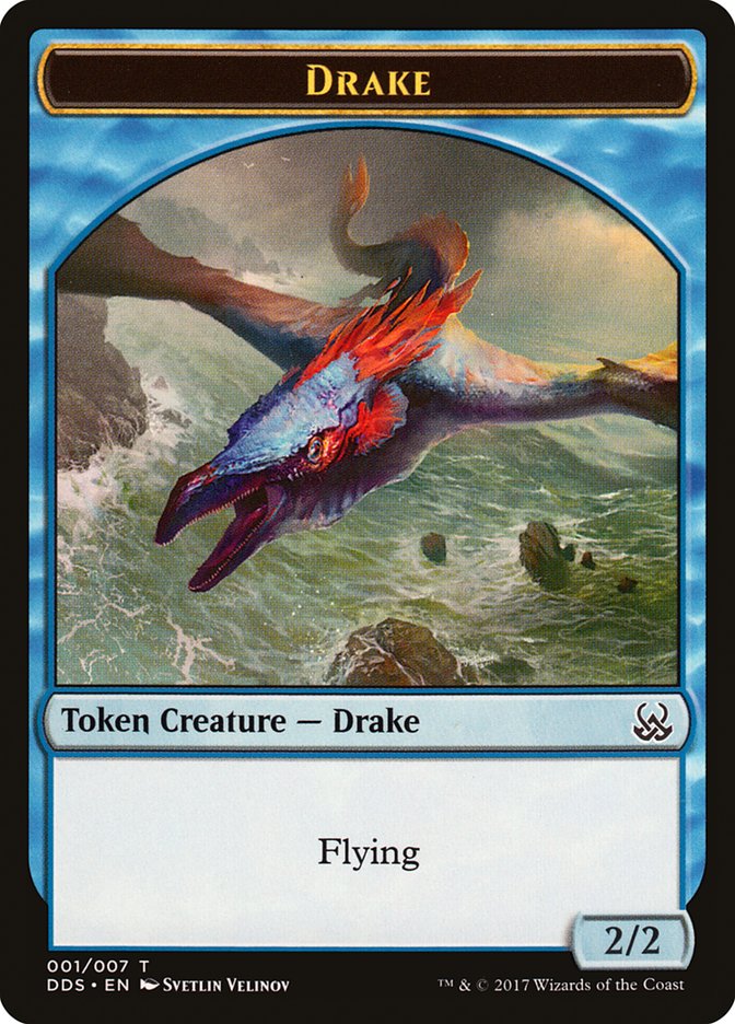 Drake Token [Duel Decks: Mind vs. Might Tokens] | Deep Dive Games St. Marys